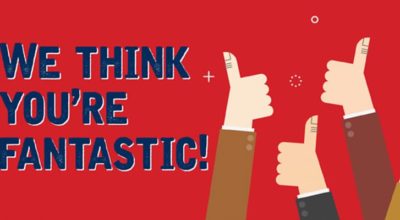 We think you’re fantastic!