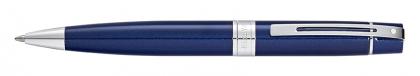 SHEAFFER 300 BLUE LACQUER BALL PEN. With Chrome Plated Appointments