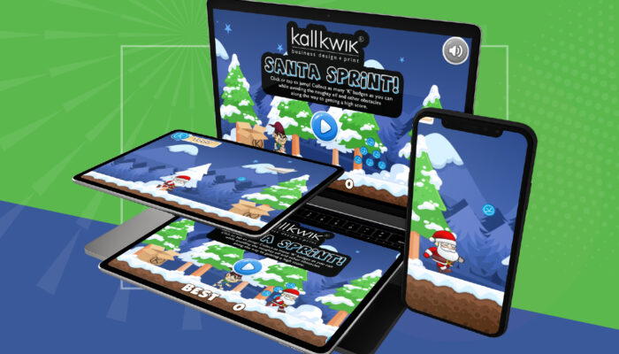 Get into the Christmas spirit with our Santa sprint game!