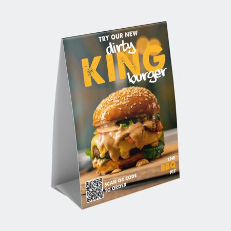 Tent Cards for Restaurants, Hotels & Coffee Shops