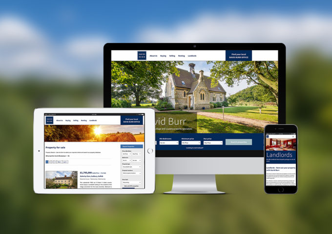 David Burr Estate Agents website