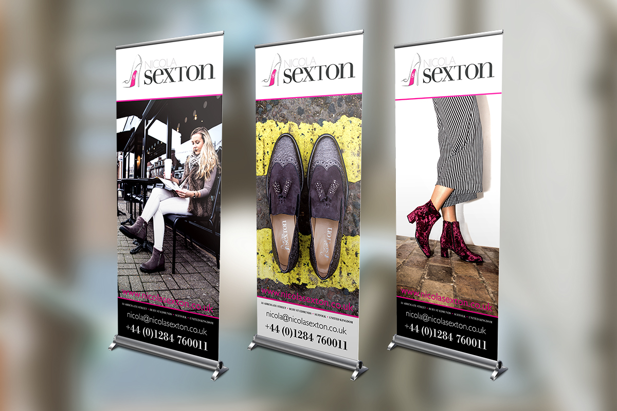 Get yourself noticed with our great value roller banners