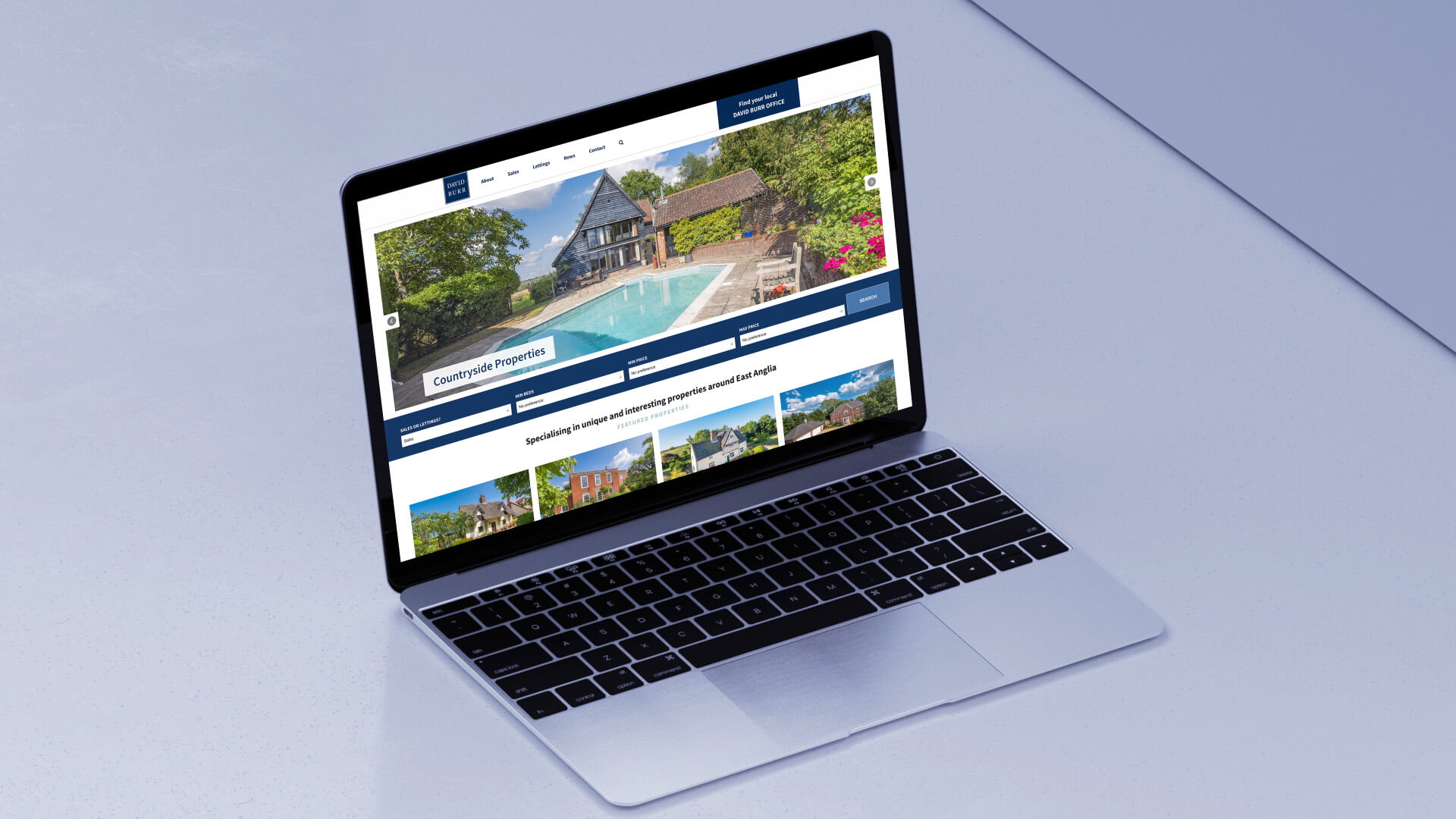 Website design in Bury St Edmunds