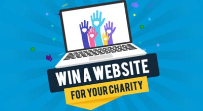 We are delighted to announce the winner of our free charity website
