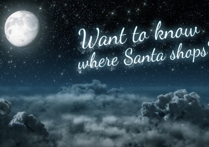 Want to know where Santa shops?