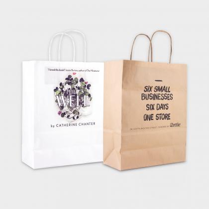Green & Good A4 Kraft Paper Bag Full Colour - Sustainable