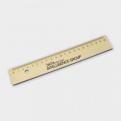 Green & Good Wooden Ruler 20cm - Sustainable