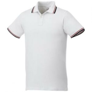 FAIRFIELD SHORT SLEEVE MEN'S POLO WITH TIPPING