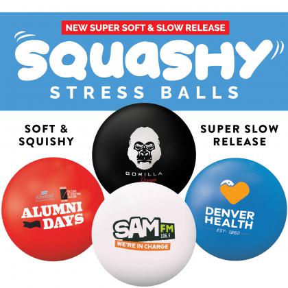 Premium Squashy 70mm Stress Balls *