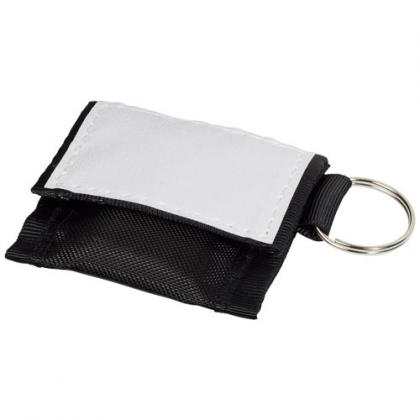 HENRIK MOUTH-TO-MOUTH SHIELD IN POLYESTER POUCH
