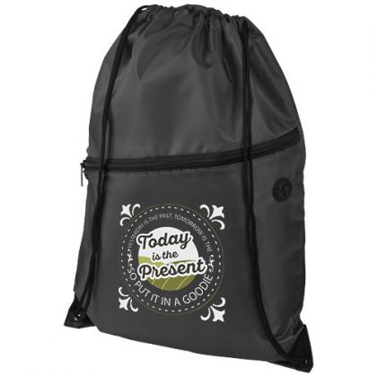 ORIOLE ZIPPERED DRAWSTRING BACKPACK