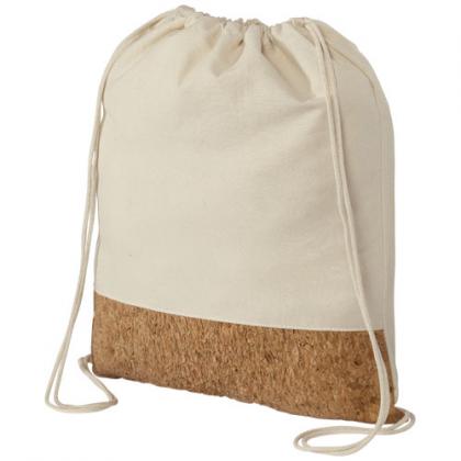 WOODS 150 G/M² COTTON AND CORK DRAWSTRING BACKPACK