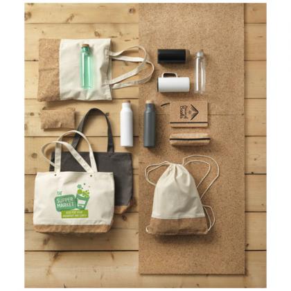 WOODS 150 G/M² COTTON AND CORK DRAWSTRING BACKPACK