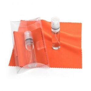 2pc Orange Screen & Glasses Cleaning Pillow Pack