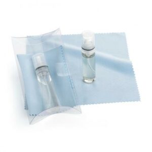 2pc Light  Blue Screen & Glasses Cleaning Pillow Pack