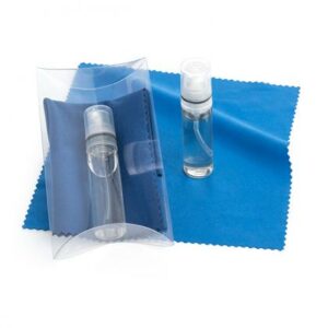 2pc Dark  Blue Screen & Glasses Cleaning Pillow Pack