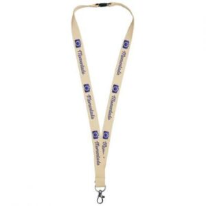 DYLAN COTTON LANYARD WITH SAFETY CLIP
