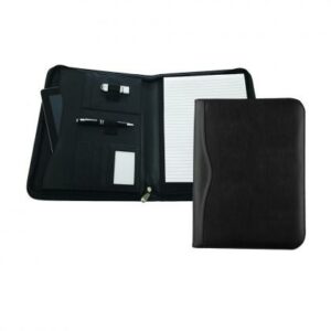 Houghton A4 Deluxe Zipped Conference Folder With Padded Tablet or Laptop Pocket