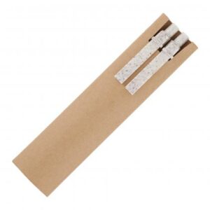Jura Set - Card Pen and pencil in sleeve Wheat Plastic trim
