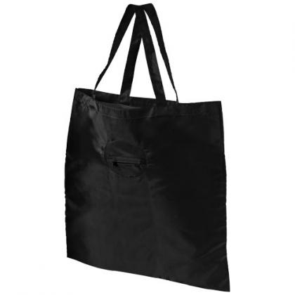 TAKE-AWAY FOLDABLE SHOPPING TOTE BAG WITH KEYCHAIN
