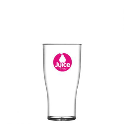 Reusable Plastic Beer Glass (284ml/10oz/Half Pint) - Polystyrene