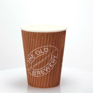 Rippled Paper Cup - Full Colour (12oz/340ml)