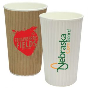 Rippled Simplicity Paper Cup (16oz/455ml)