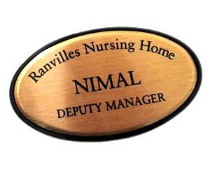 Oval Name Badges