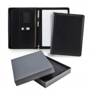 Ascot Leather A4 Zipped Deluxe Conference Folder