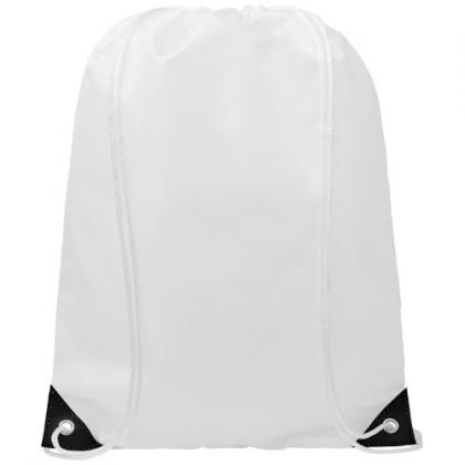 ORIOLE DRAWSTRING BACKPACK WITH COLOURED CORNERS