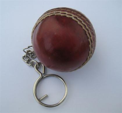 Cricket Ball Keyring