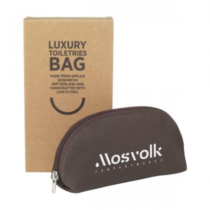 Luxury Italian Leather Toiletry Bag for Women