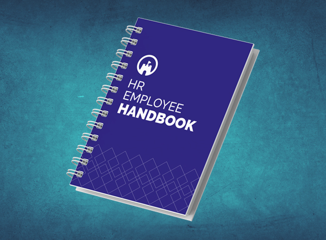 We can design your staff handbook