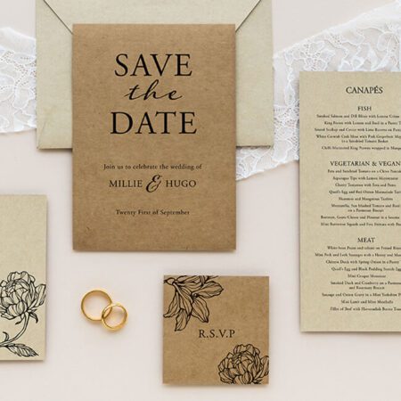 Save the date card