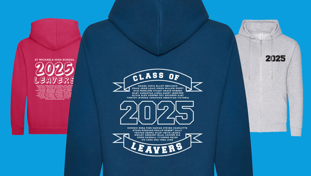 Leavers’ hoodie colours 2025: What’s hot this year?