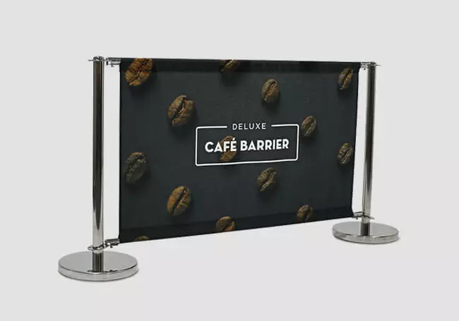 Café Barriers & Banners